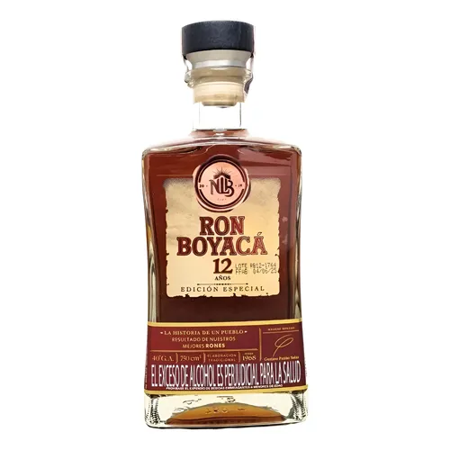 Ron Boyacá 12 años Botella 750 ml
