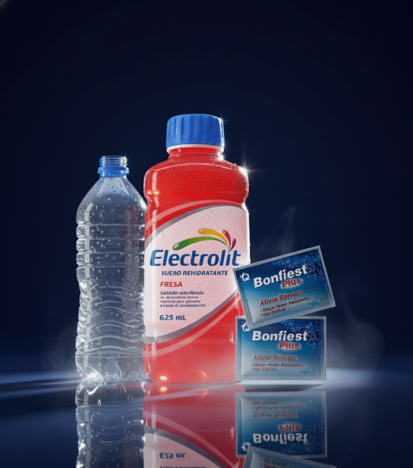 Kit Desenguayabe (Electrolit+Bonfiest+agua)