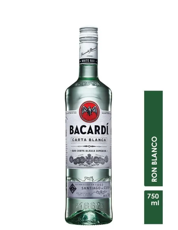 Bacardia Carta Blanca Botella 750 ml